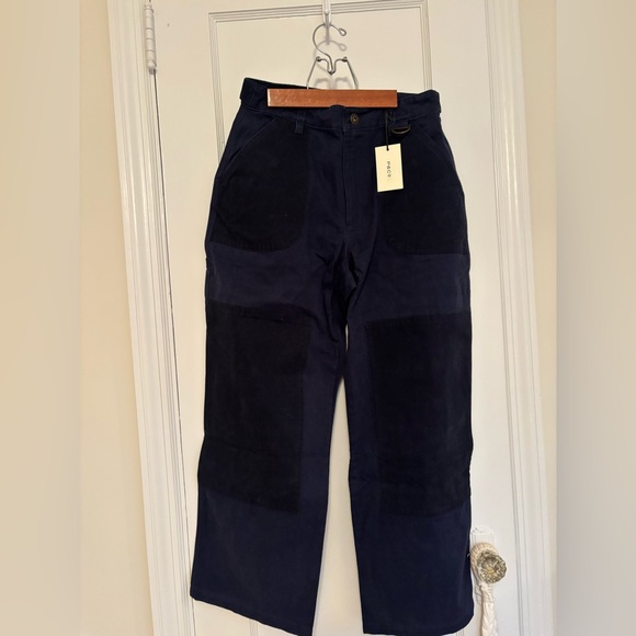 P & Co Surplus High Waisted Pants Navy - Picture 9 of 10